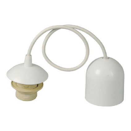 КАБЕЛ ЗА ПЕНДЕЛ, БЯЛ E27 КАБЕЛ ЗА ПЕНДЕЛ, БЯЛ E27