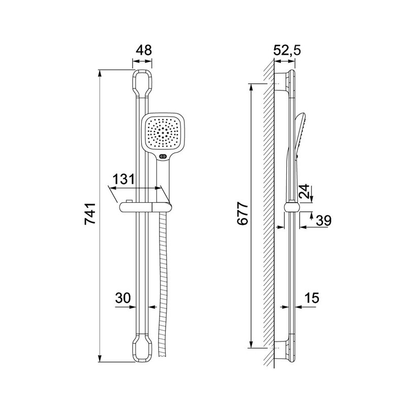***ДУШ КОМПЛЕКТ FAYANS 740MM ***ДУШ КОМПЛЕКТ FAYANS 740MM