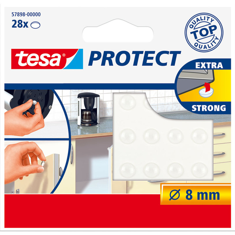 TESA СИЛИКОНОВИ БУФЕРИ Ф8 mm TESA СИЛИКОНОВИ БУФЕРИ Ф8 mm