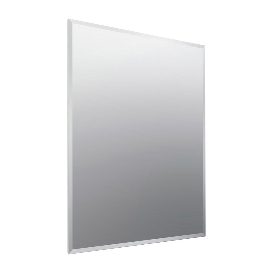 INTER CERAMIC IRIS Bathroom Mirror 60x80 cm with Bevelled Edge and Mounting Plates