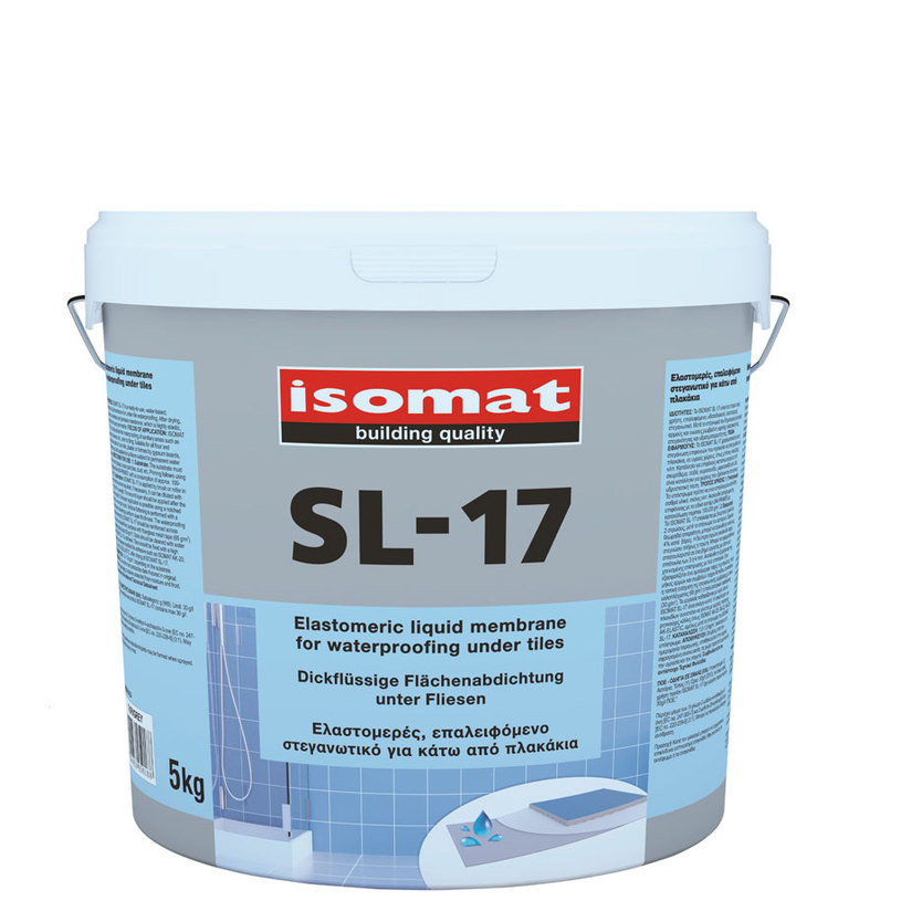 ISOMAT SL-17 5KG ХИДРОИЗОЛАЦ. ПОД ПЛОЧКИ ISOMAT SL-17 5KG ХИДРОИЗОЛАЦ. ПОД ПЛОЧКИ