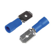 КАБЕЛНИ КЛЕМИ ПЛОСКИ ЖЕНСКИ, СИНИ КАБЕЛНИ КЛЕМИ ПЛОСКИ ЖЕНСКИ, СИНИ