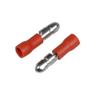 КАБЕЛНИ КЛЕМИ КРЪГЛИ МЪЖКИ, ЧЕРВЕНИ КАБЕЛНИ КЛЕМИ КРЪГЛИ МЪЖКИ, ЧЕРВЕНИ