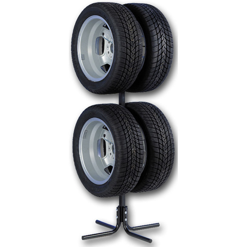 UNITEC Tyre & Wheel Rack for 4 Tyres, 13" to 17"
