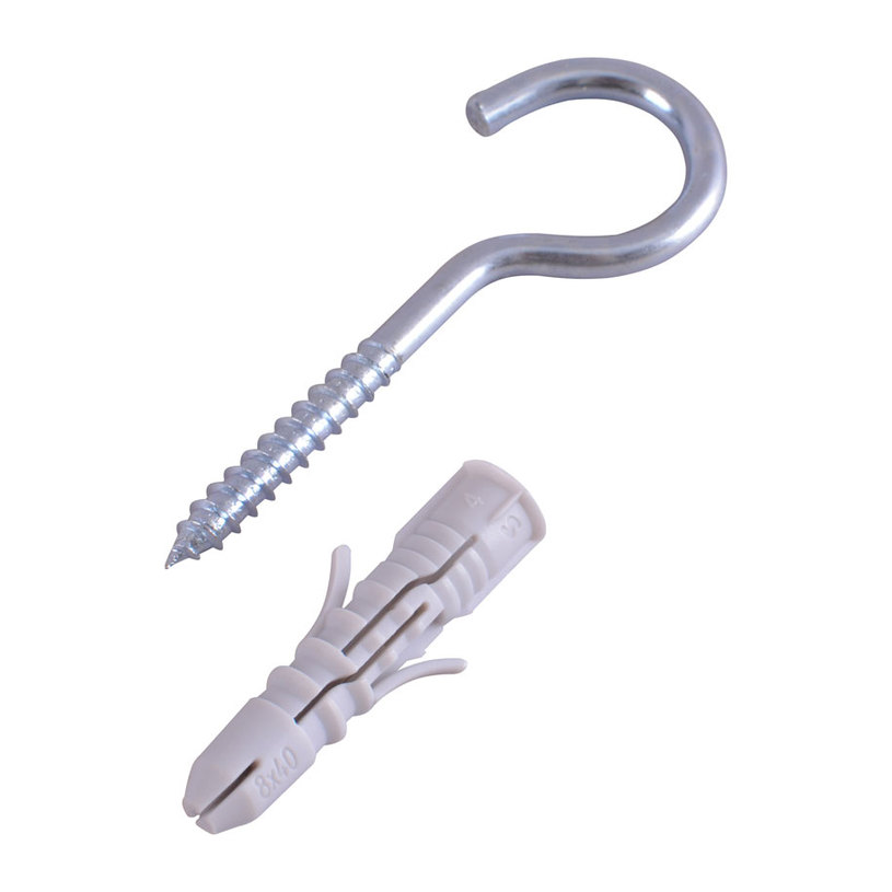 УНИВ. ДЮБЕЛ + C КУКА 6X30 УНИВ. ДЮБЕЛ + C КУКА 6X30