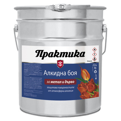 PRAKTIKA АЛКИДНА БОЯ БЯЛ 22 kg^^ PRAKTIKA АЛКИДНА БОЯ БЯЛ 22 kg^^