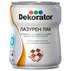 DEKORATOR ЛАЗУРЕН ЛАК ТЪМЕН ТИК 650 ml DEKORATOR ЛАЗУРЕН ЛАК ТЪМЕН ТИК 650 ml
