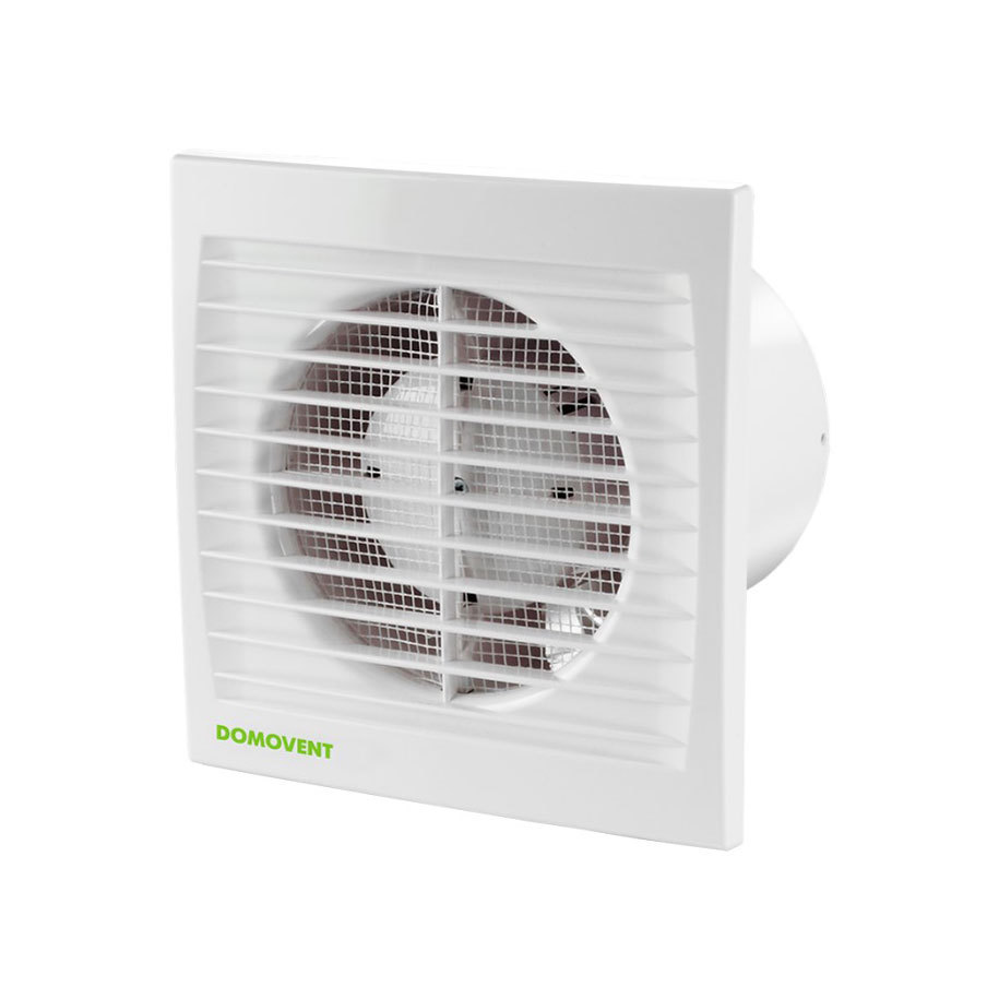Вентилатор за баня DOMOVENT 100S, Ø100 mm, дебит 93 m³/h