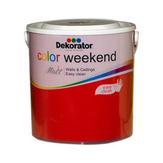 ЦВЕТЕН ЛАТЕКС MAT БУРГУНДСКО ЧЕРВЕНО 2.5 L DEKORATOR ЦВЕТЕН ЛАТЕКС MAT БУРГУНДСКО ЧЕРВЕНО 2.5 L DEKORATOR