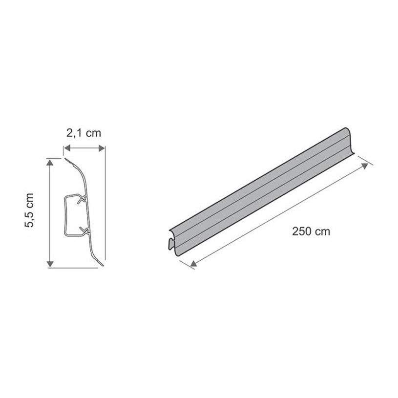 ПЕРВАЗ PVC FLEX 545 АФРИКАНСКО ДЪРВО ПЕРВАЗ PVC FLEX 545 АФРИКАНСКО ДЪРВО