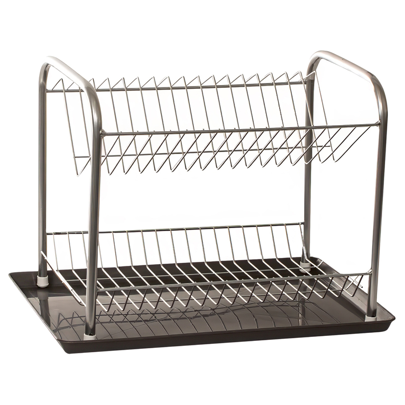 СУШИЛНИK ЗА ЧИНИИ 2 НИВА МЕТАЛЕН ИНОКС СУШИЛНИK ЗА ЧИНИИ 2 НИВА МЕТАЛЕН ИНОКС