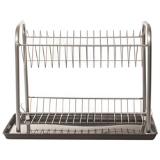 СУШИЛНИK ЗА ЧИНИИ 2 НИВА МЕТАЛЕН ИНОКС СУШИЛНИK ЗА ЧИНИИ 2 НИВА МЕТАЛЕН ИНОКС