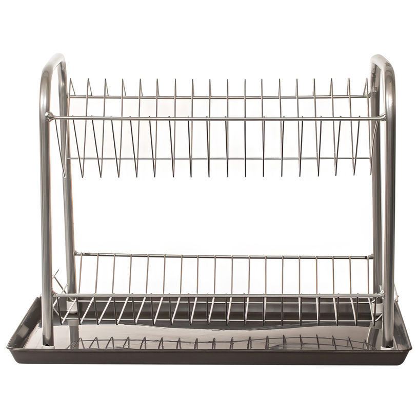 СУШИЛНИK ЗА ЧИНИИ 2 НИВА МЕТАЛЕН ИНОКС СУШИЛНИK ЗА ЧИНИИ 2 НИВА МЕТАЛЕН ИНОКС