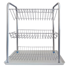 СУШИЛНИK ЗА ЧИНИИ 3 НИВА МЕТАЛЕН ИНОКС СУШИЛНИK ЗА ЧИНИИ 3 НИВА МЕТАЛЕН ИНОКС