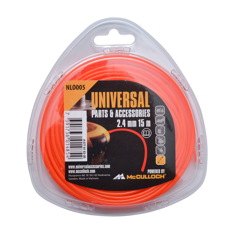 *КОРДА 2.4MM X 15M ROUND LINE *КОРДА 2.4MM X 15M ROUND LINE