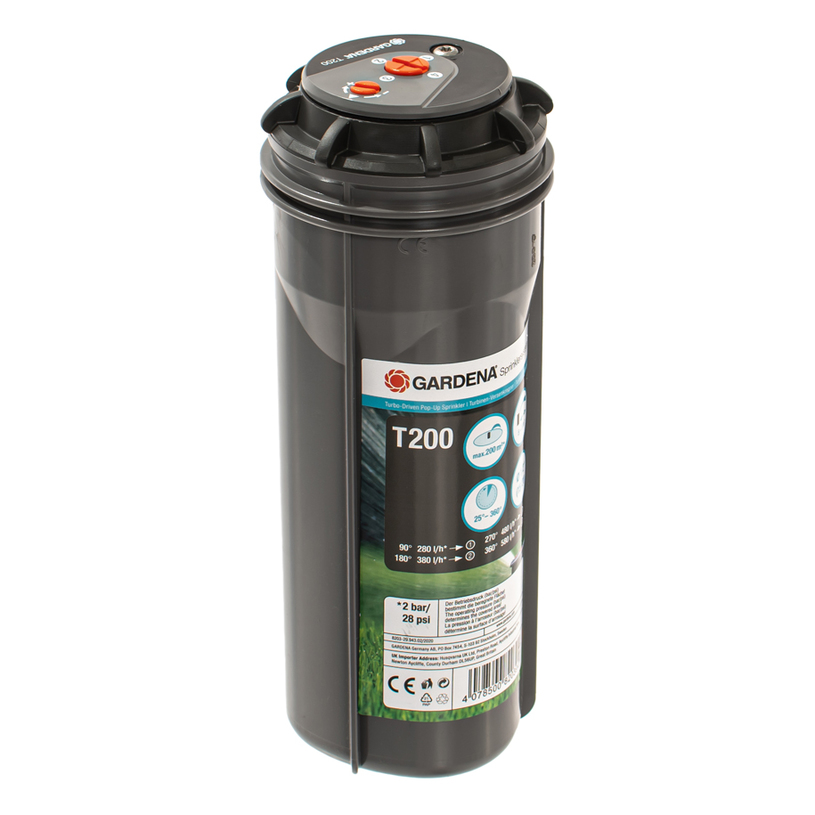GARDENA ТУРБО-РАЗПРЪСКВАЧ Т200 ПЛОЩ ЗА Н GARDENA ТУРБО-РАЗПРЪСКВАЧ Т200 ПЛОЩ ЗА Н