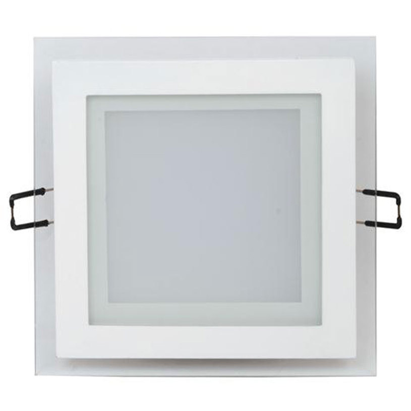 LED ПАНЕЛ КВАДР СТЪКЛO 12W 6400K 160MM LED ПАНЕЛ КВАДР СТЪКЛO 12W 6400K 160MM