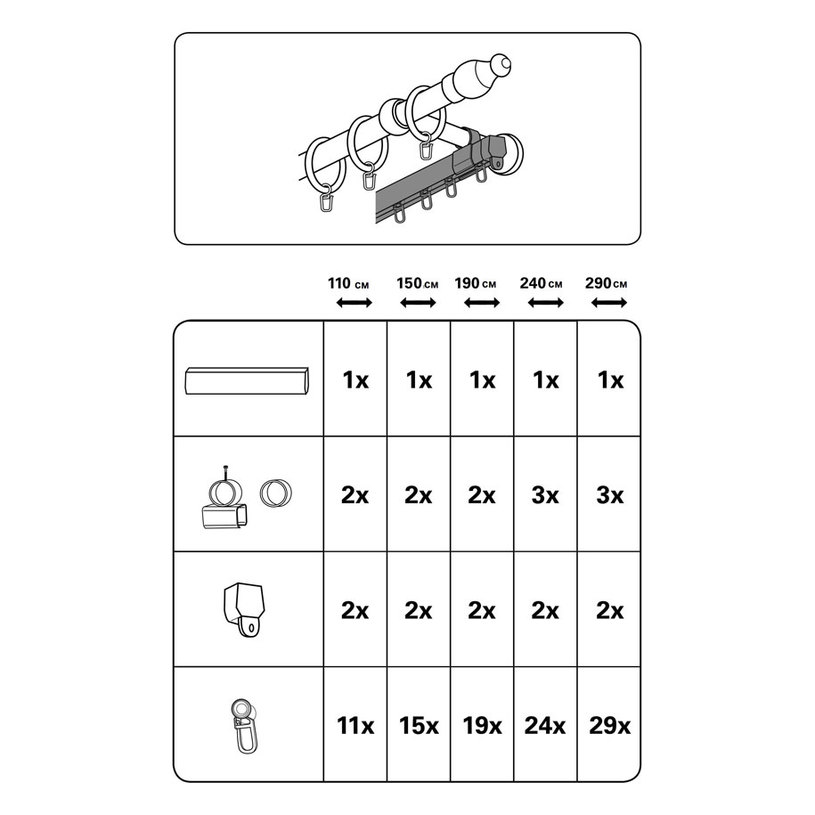 КОРН.ШИНА,U-ОБРАЗНА,240СМ,БЕЖ КОРН.ШИНА,U-ОБРАЗНА,240СМ,БЕЖ