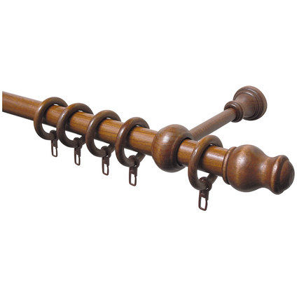 ДЪРВ.КОРНИЗ ЛУГАНО 28/250СМ,ОРЕХ ДЪРВ.КОРНИЗ ЛУГАНО 28/250СМ,ОРЕХ