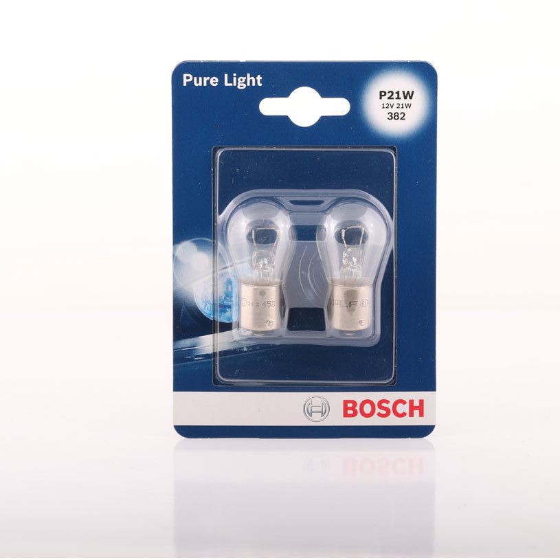 АВТО КРУШКА BOSCH P21W 12 V 21 W, комплект 2 броя