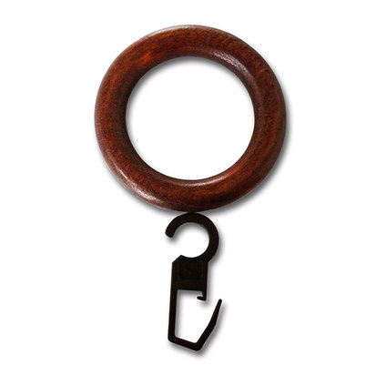 ДЪРВ.ХАЛКА С КУКИЧКА 28ММ,ОРЕХ ДЪРВ.ХАЛКА С КУКИЧКА 28ММ,ОРЕХ