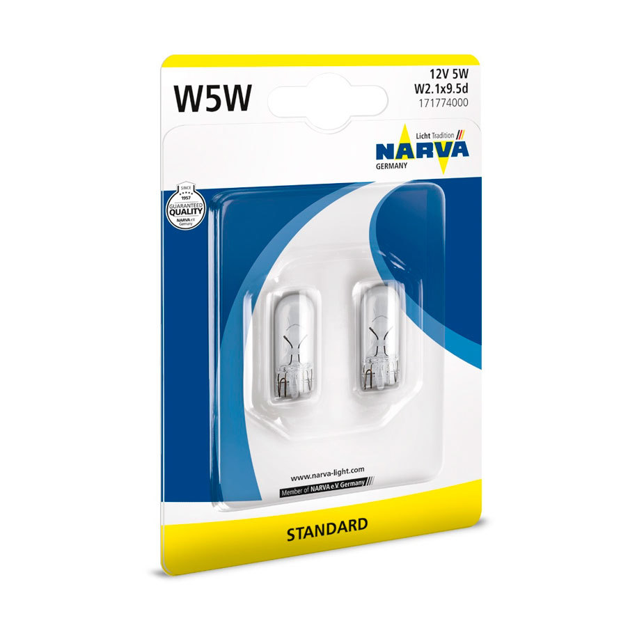 Цокъл W5W за габарити и номер