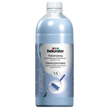 DEKORATOR НАНОГРУНД КОНЦЕНТРАТ 1:5 1 L DEKORATOR НАНОГРУНД КОНЦЕНТРАТ 1:5 1 L