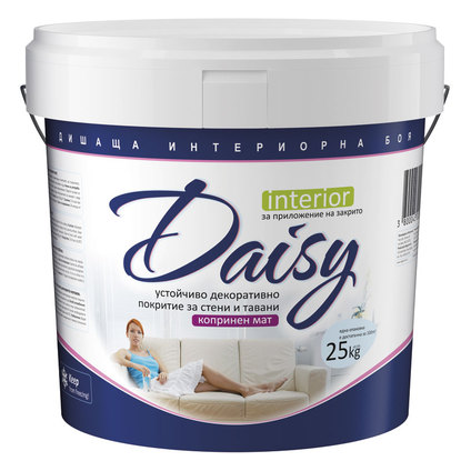 ДЕЙЗИ ИНТЕРИОРНА БОЯ БЯЛ ЦВЯТ 25 kg ДЕЙЗИ ИНТЕРИОРНА БОЯ БЯЛ ЦВЯТ 25 kg
