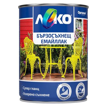 LEKO БЪРЗОСЪХНЕЩ ЕМАЙЛЛАК 6016 650 ml LEKO БЪРЗОСЪХНЕЩ ЕМАЙЛЛАК 6016 650 ml