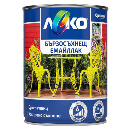 LEKO БЪРЗОСЪХНЕЩ ЕМАЙЛЛАК 6018 650 ml LEKO БЪРЗОСЪХНЕЩ ЕМАЙЛЛАК 6018 650 ml
