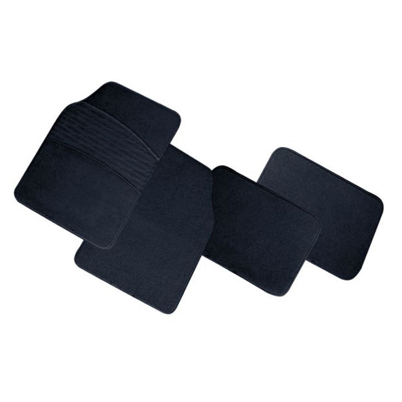 AUTO PRACTIC MORENA Car Floor Mats, Carpet, 4-Piece Set, Black