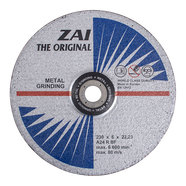 ДИСК ЗА ШЛАЙФАНЕ НА МЕТАЛ ZAI 230х6х22.23 ДИСК ЗА ШЛАЙФАНЕ НА МЕТАЛ ZAI 230х6х22.23