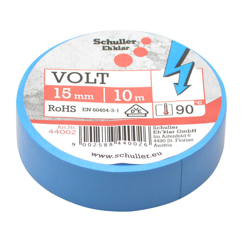SCHULLER ИЗОЛИРБАНД 10 m/15 mm СИН SCHULLER ИЗОЛИРБАНД 10 m/15 mm СИН