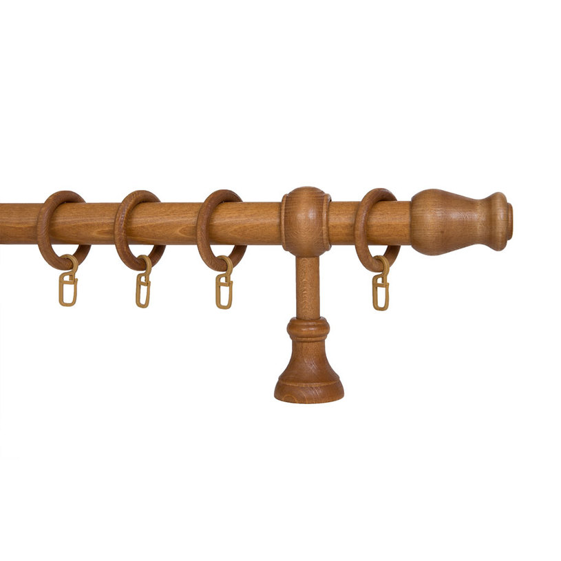 КОРНИЗ Ф28 160 СМ. ДЪБ МОДЕЛ 4 КОРНИЗ Ф28 160 СМ. ДЪБ МОДЕЛ 4