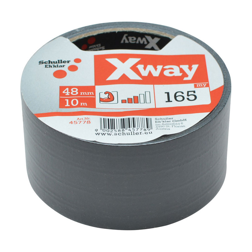 X-WAY МОНТАЖНА ЛЕНТА 48 mm/10 m ЧЕРНА X-WAY МОНТАЖНА ЛЕНТА 48 mm/10 m ЧЕРНА