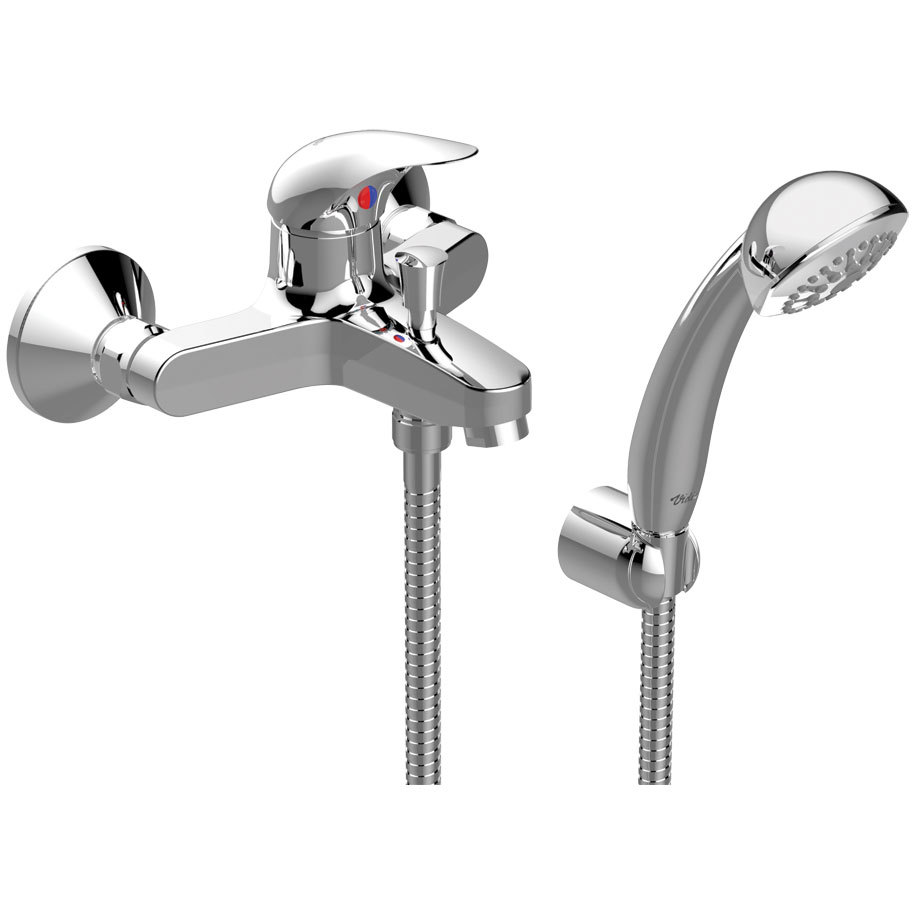 Смесител за вана и душ VIDIMA Orion B4227AA, стенен, с аксесоари