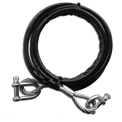 Стоманено въже 3Т, 8MM,4M Стоманено въже 3Т, 8MM,4M