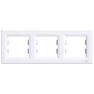Рамка тройна бяла IP20 Asfora Рамка тройна бяла IP20 Asfora