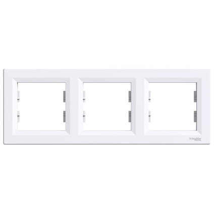 Рамка тройна бяла IP20 Asfora Рамка тройна бяла IP20 Asfora