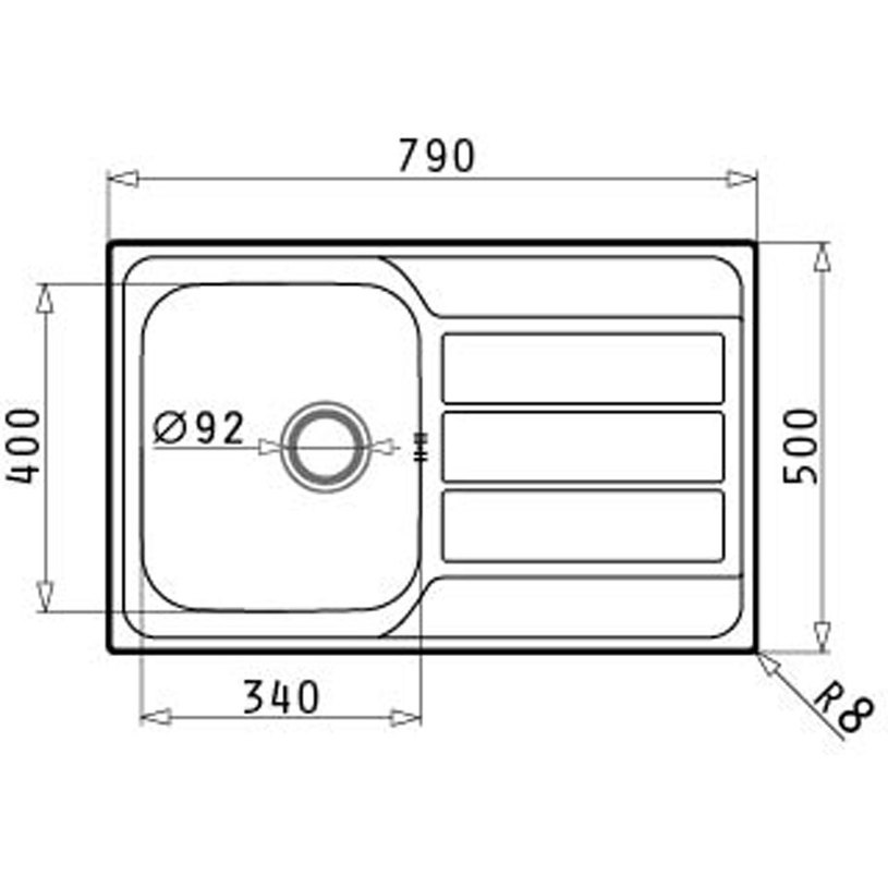 **МИВКА ATHENA 79X50 1B1D ЛЕН Ф92@ **МИВКА ATHENA 79X50 1B1D ЛЕН Ф92@