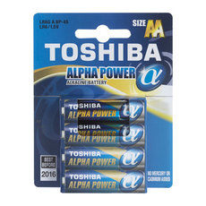 БАТЕРИЯ TOSHIBA ALPHA POWER LR6 (X4)