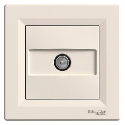 Розетка TV крем IP20 Asfora Розетка TV крем IP20 Asfora