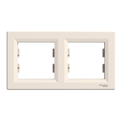 Рамка двойна крем IP20 Asfora Рамка двойна крем IP20 Asfora