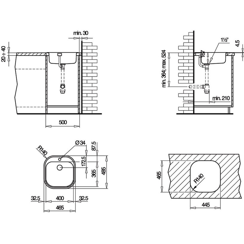 **ЕДИНИЧНА МИВКА STYLO 1С ГЛАДКА **ЕДИНИЧНА МИВКА STYLO 1С ГЛАДКА