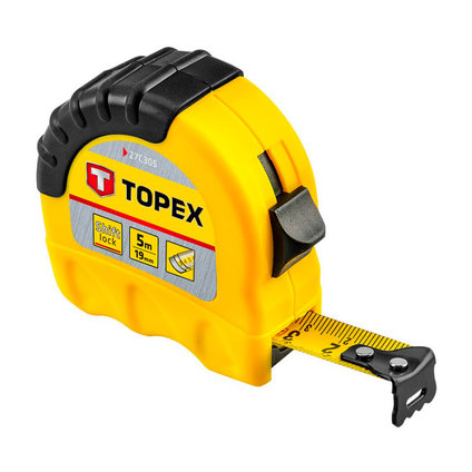 Ролетка дълж.5м,шир.19мм, със заключване Ролетка дълж.5м,шир.19мм, със заключване