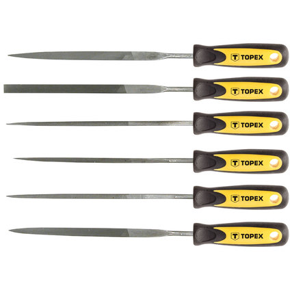 Пили метал мини 6бр,150мм,двукомп.дръжка Пили метал мини 6бр,150мм,двукомп.дръжка