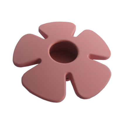 Дръжка мебелна Цвете - розова