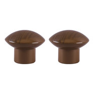 Дръжка мебелна Гъбка - кафявя к-т /2бр./ Дръжка мебелна Гъбка - кафявя к-т /2бр./