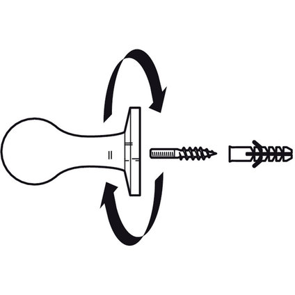 Закачалка никел мат ,20 мм Закачалка никел мат ,20 мм