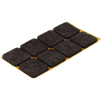 Самозалепващи стъпки от филц 30x30мм,6бр Самозалепващи стъпки от филц 30x30мм,6бр